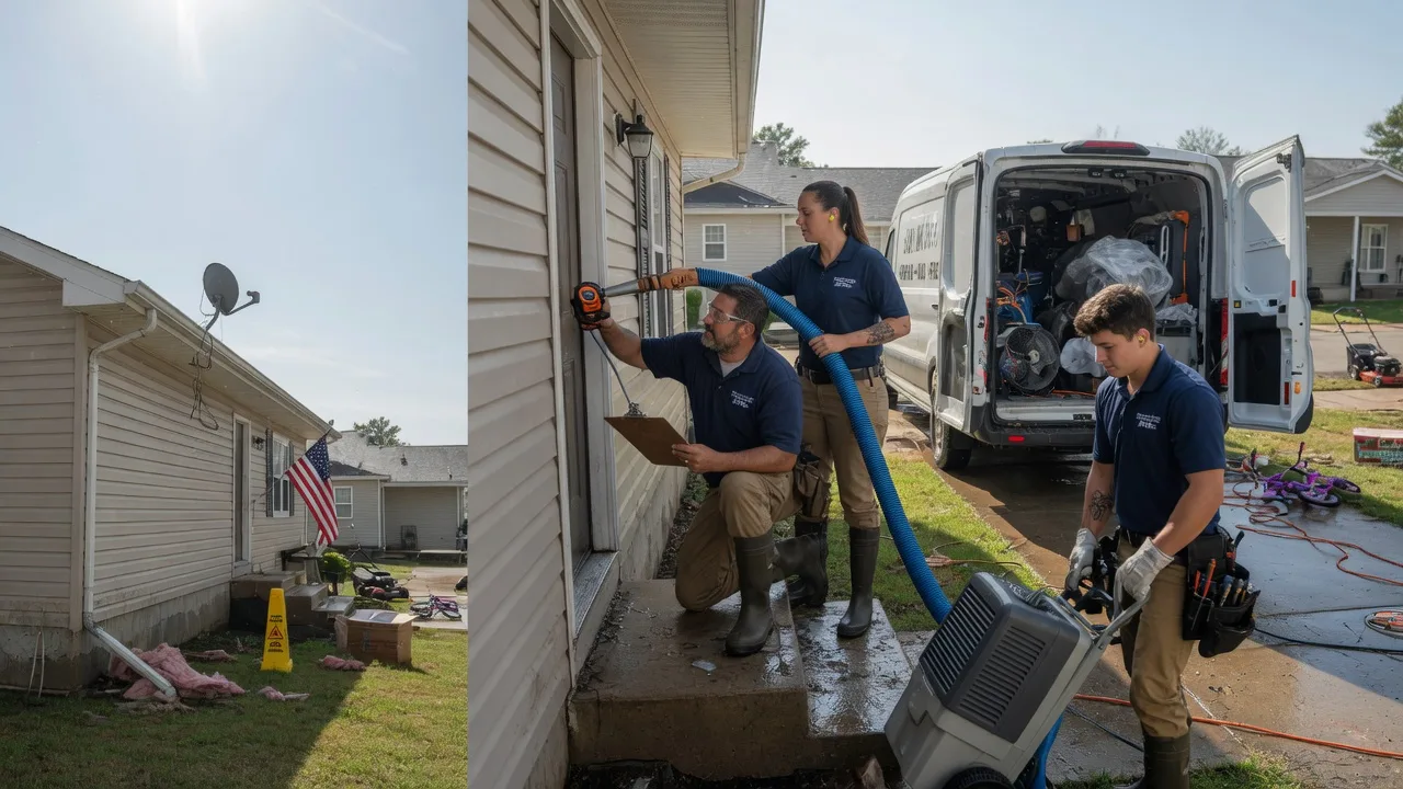 Ceiling Water Damage Restoration in Rhinelander, WI near me